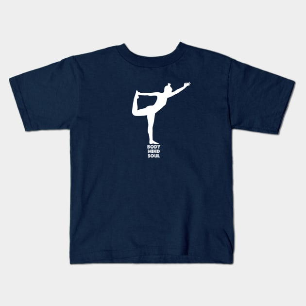 Body Mind & Soul Kids T-Shirt by Cre8tiveSpirit